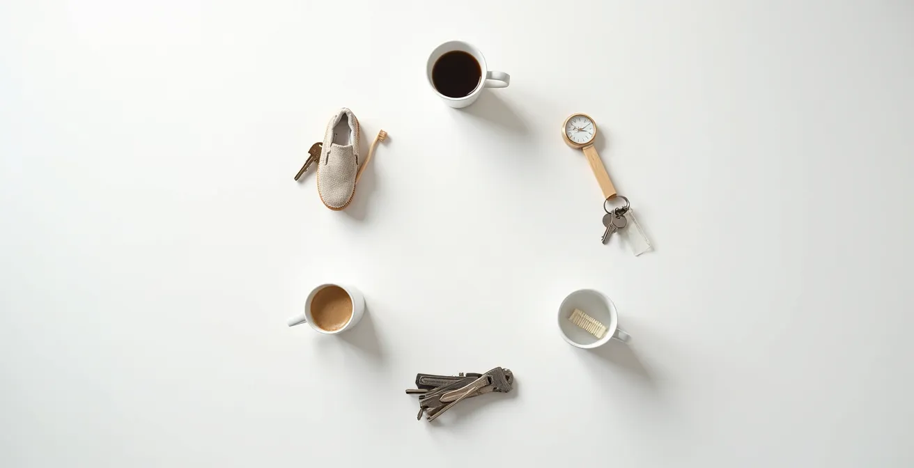 Visual representation of a balanced daily schedule for energy conservation during stroke recovery